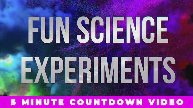 Fun Science Experiments Countdown Video
